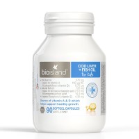 Bioisland婴幼儿鳕鱼肝油90粒